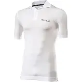 SIXS Short Sleeve Polo Blanc S Homme