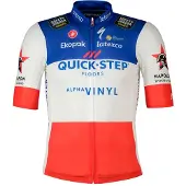 Castelli Quick-step Competizione Short Sleeve Jersey Blanc XL Homme