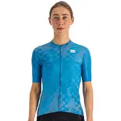 Sportful Rocket Short Sleeve Jersey Bleu 2XL Femme