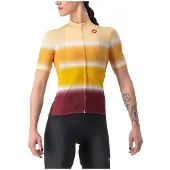 Castelli Dolce Short Sleeve Jersey Beige,Jaune S Femme