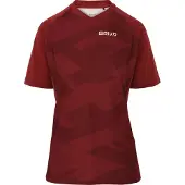 Briko Adventure Camo Short Sleeve T-shirt Rouge M Femme