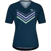 Ziener Noxana Short Sleeve Jersey Bleu 38 Femme
