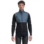 Santini Veste thermique de cyclisme - VEGA ABSOLUTE - bleu/noir S