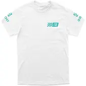 Radio Raceline Back Print Short Sleeve T-shirt Blanc M Homme