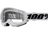 100% Strata 2 Youth Goggles Clair Clear Lens/CAT0 Enfants