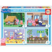 Educa - Jeu de puzzle pour enfants Peppa Pig, multicolore (18645)