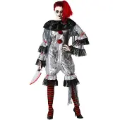 Atosa Costume De Femme Macabra Clown