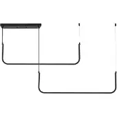 Toolight Lampe Suspendue APP980-CP Black