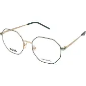 HUGO BOSS Lunettes de Vue BOSS 1590 51/19/140 Gold green Metal frames WOMAN BOSS 1590