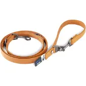 Curli Laisse de chien en cuir de pomme, L, 2 m, marron (L, Chien)