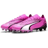 Puma Hommes Match Fg-ag Rose-noir-blanc Chaussures De Football Rose - 42