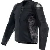 Dainese Avro 5 Blouson en cuir Noir/Anthracite/Blanc 58 homme