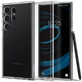 Spigen Coque Liquid Crystal pour Samsung Galaxy S24 Ultra - Crystal Clear