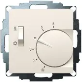 Eberle Controls Eberle UTE 1770-RAL1013-M-55 Thermostat d'ambiance encastré 5 à 30°C, Thermostat, Blanc