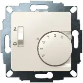 Eberle Controls Eberle UTE 1770-RAL1013-G-50 Thermostat d'ambiance encastré 5 à 30°C, Thermostat, Blanc