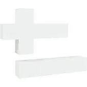 vidaXL Ensemble d'armoires TV 7 pièces blanc bois composite