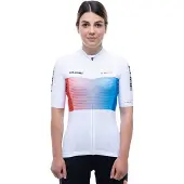Cube Teamline Short Sleeve Jersey Blanc 2XL Femme