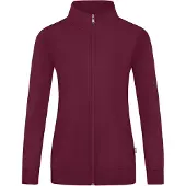 Jako Doubletex Sweatjacke Damen maroon 48