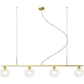 Toolight Lampe Suspendue APP675-4CP Gold