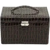 Friedrich Lederwaren Coffret à bijoux JOLIE brun Serrure miroir