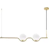 Toolight Lampe Suspendue APP981-2CP Gold