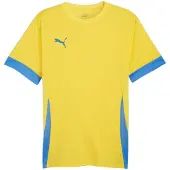 Puma T-Shirt fonctionnel bleu clair / jaune