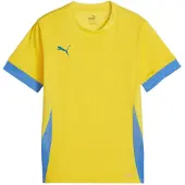 Puma T-Shirt fonctionnel bleu clair / jaune