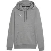 Puma Sweat de sport gris chiné / blanc