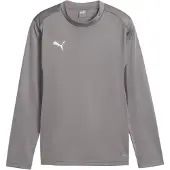 Puma Sweat de sport gris / blanc