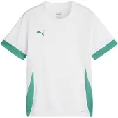Puma Teamgoal Matchday Jersey Short Sleeve Kids - Blanc / Vert
