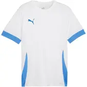 Puma Teamgoal Matchday Maillot Hommes Manches Courtes - Blanc / Royal