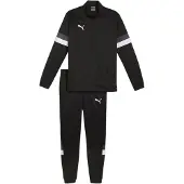 Puma Survêtement 'TeamRise' gris foncé / noir / blanc