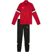 Puma Survêtement 'TeamRise' gris / rouge / noir / blanc cassé