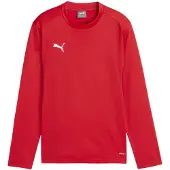 Puma Sweat de sport rouge vif / blanc