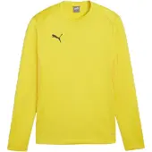 Puma Sweat de sport 'TeamGOAL' jaune / noir
