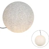 QAZQA Lampe d'extérieur moderne grise 45 cm IP65 - Nura