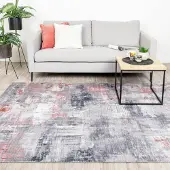 FRAAI Tapis moderne - Strength Rouge/Rose | 230x330 cm | Rectangulaire | Tissage plat