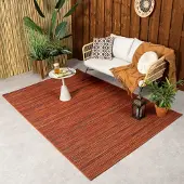NATURL. Tapis d'extérieur - Torres Rouge/Chiné | 120x170 cm | Rectangulaire |