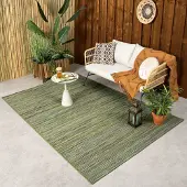 De Onlinewinkelier b.v. Volero - Tapis scandinave rond - Torres Vert/Mélangé - 200x290 cm