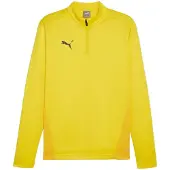 Puma T-Shirt fonctionnel 'TeamGoal' jaune / curry / noir