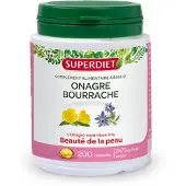 SuperDiet SUPER DIET Onagre + Bourrache 200 pc(s) Capsule(S)