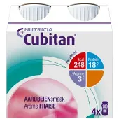 Nutricia Cubitan Fraise 4x200 ml Fluide