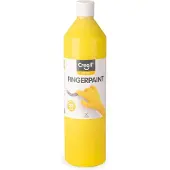 Creall Peinture au doigt Creall Jaune sans conservateur, 750ml