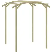 vidaXL Pergola 180x197x210 cm en bois de pin imprégné