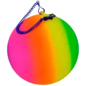Hipo Boule arc-en-ciel sur une corde, 21cm