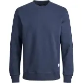 Jack & Jones Basic Plus Size Sweatshirt Bleu 8XL Homme