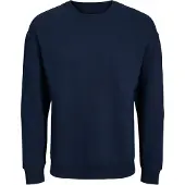 Jack&Jones PLUS Bradley Plus Size Sweatshirt Bleu 8XL Homme