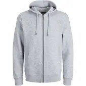 Jack & Jones Bradley Plus Size Full Zip Sweatshirt Gris 8XL / Regular Homme