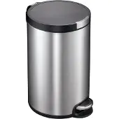 EKO - Artistic Pedal bin 12 litres - Acier inoxydable Plastique - Acier inoxydable mat
