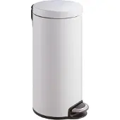 EKO - Serene Treteimer 30 Liter - Stainless steel Plastic - Weiß